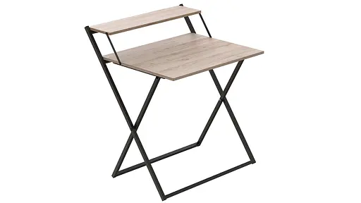 Стол трансформер Компакт 4 750x790x720 Черный металл ДСП Дуб Сан-Марино 16 мм FRD-104691 - фото 2