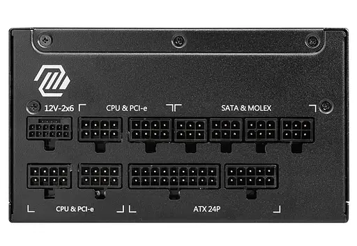 Блок живлення MSI 1250W MAG A1250GL PCIE5 (MAG A1250GL PCIE5) - фото 2