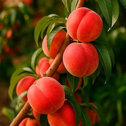 Персик Фиделия Agro-Market крупноплодный поздний срок созревания 39941 1 саженец в упаковке - фото 1