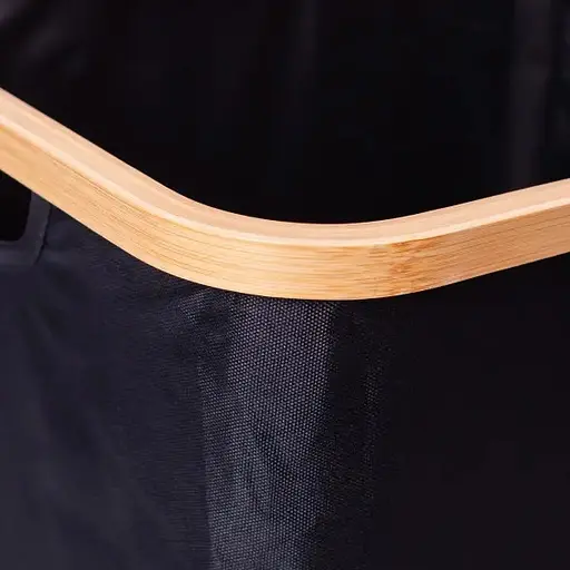 Органайзер для зберігання речей Yiwu HP-41-19 текстильний з бамбуковою рамою 45х35х24 см  - фото 4