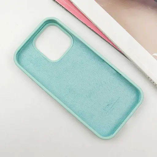 Чохол Epik Silicone Case Full Protective AA для Apple iPhone 16 Pro 6.3 Бірюзовий/Turquoise - фото 3