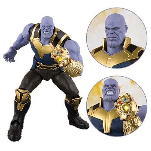 Фігурка Infinity War Marvel Thanos Бандай Танос Війна Нескінченності S.H. Figuarts Thanos - фото 3