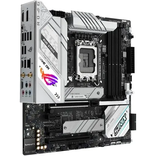 Материнская плата Asus Rog Strix B760-G Gaming WIFI s1700 B760 4xDDR5 M.2 HDMI DP Wi-Fi BT mATX - фото 3