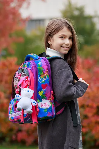 Ортопедический ранец 3 в 1 Delune для девочки 38х28х20 см (9-125) - фото 9