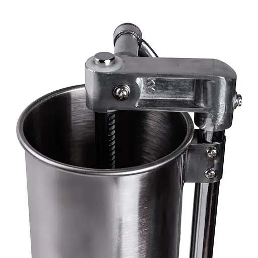 Шприц колбасный Yiwu вертикальный на 3 кг из нержавеющей стали 12.5 см. (16788-7) - фото 11