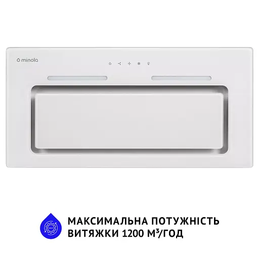 Вытяжка полновстраиваемая Minola HBI 6873 WH GLASS 1200 LED Line - фото 3