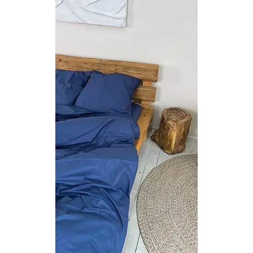 Комплект постільної білизни Євро #Magic blue магічний синій - фото 7