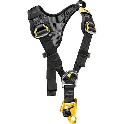 Страховочная система Petzl Chest Top Croll Black/Yellow S (1052-C081BA00)