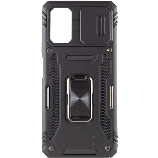 Чехол ударопрочный Epik Camshield Army Ring для Xiaomi Poco X5 Pro 5G/Note 12 Pro 5G Черный/Black - фото 3