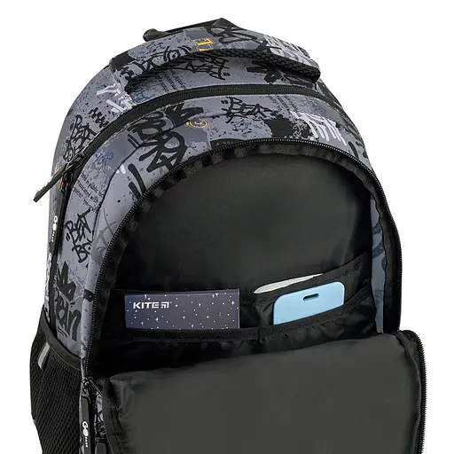 Рюкзак GoPack Education 175M-5 Free Style Сіро-чорний (GO26-175M-5) - фото 12