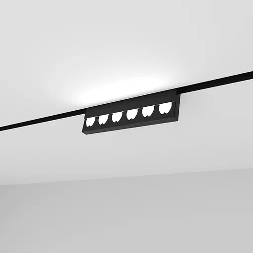 Магнитный светильник Skarlat RGD2014 6x3W BK 4000K