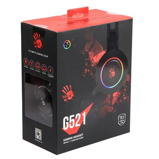 Навушники A4Tech Bloody G521 Black - фото 5