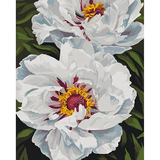 Картина по номерам на подрамнике Brushme Белое сияние Анастасия Алехина