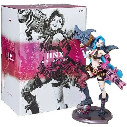 Статуэтка Jinx Джинкс Лига Легенд League of Legends 32 см LOL 22. 38 - фото 1