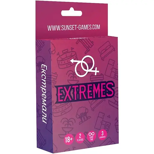 Гра для пар Sunset Games Extremes (54 картки)