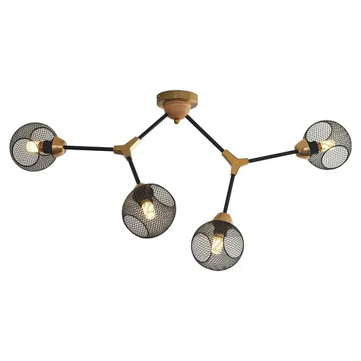 Люстра декоративна GLX-22065-4 на 4 плафони - фото 2