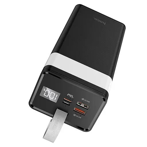 Портативний ЗП Power Bank Hoco J86 Powermaster 22.5W 40000 mAh Чорний - фото 2