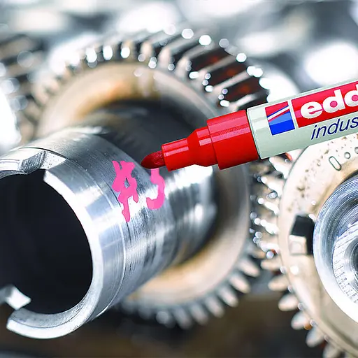 Лаковый маркер Edding Industry Paint конусообразный 2-4 мм зеленый (e-8750/04) - фото 3