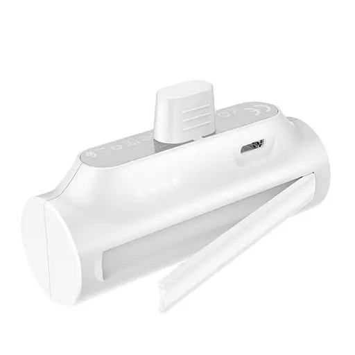 Зовнішній акумулятор Hoco 4000mAh DB16 Straight with Micro USB holder - фото 5