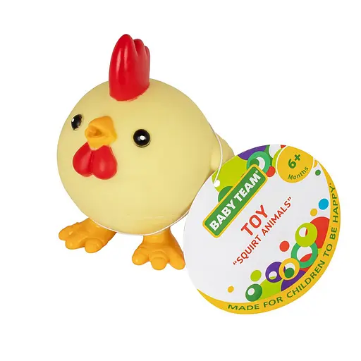 Детская игрушка для купания "Брызгающие животные Цыпленок" 8750_курчатко