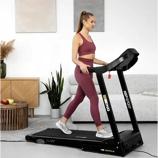 Бігова доріжка Hop-Sport HS-1000LB Wind сірий - фото 2