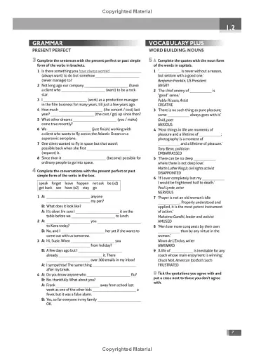 Speak Out. Upper-IntermediateWorkbook with key - фото 7