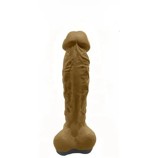 Крафтове мило-член із присоскою Чистий Кайф Brown Size XL, натуральне - фото 3