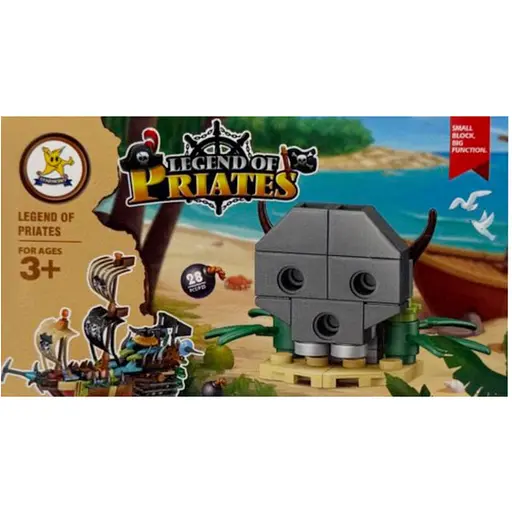 Конструктор детский Legend of Priates Bambi SM194B-4 28 деталей - фото 1