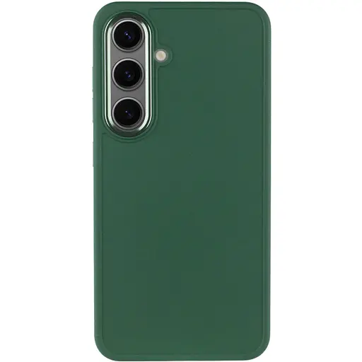 TPU чохол Bonbon Metal Style для Samsung Galaxy S23+ Зелений / Army green - фото 2