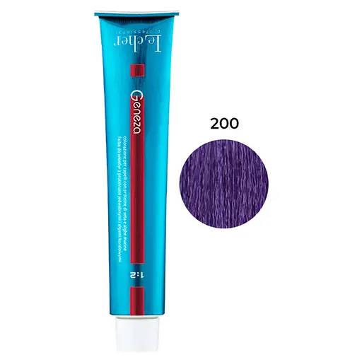 Професійна стійка аміачна крем-фарба для волосся Le Cher Geneza 200 з протеїнами шовку 100 мл - фото 1