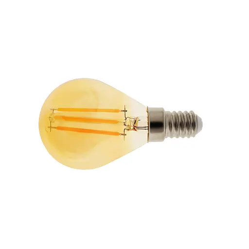 Лампа Brille светодиодная LED 6W Е14 COG WW G45 Amber 220 В - фото 2
