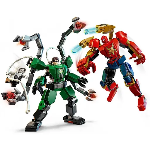 Конструктор LEGO Super Heroes Marvel Битва роботов: Человек-паук vs. Доктор Осьминог 315 деталей (76338) - фото 4