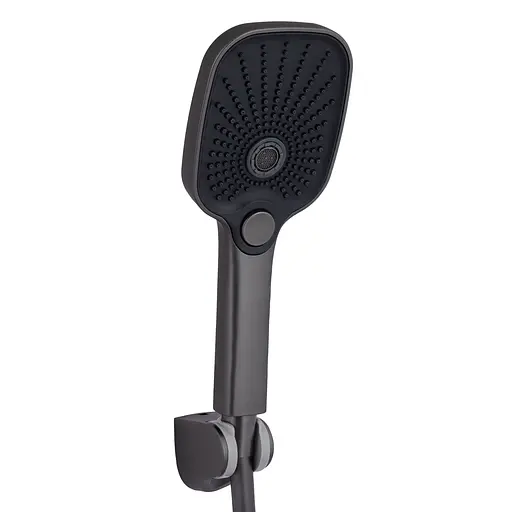 Змішувач для ванни Qtap Gemini (з душовим гарнітуром) QTGEM259GMB45684 Gunmetal Black PVD Шліфований чорний хром - фото 4