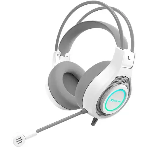 Ігрова гарнітура Xtrike Me GH-515 USB+3.5 мм 7 режимів RGB кабель 2 м біла - фото 3