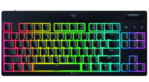 Клавіатура Razer BlackWidow V4 Low-Profile TKL Yellow switch (RZ03-05450100-R3M1) - фото 1
