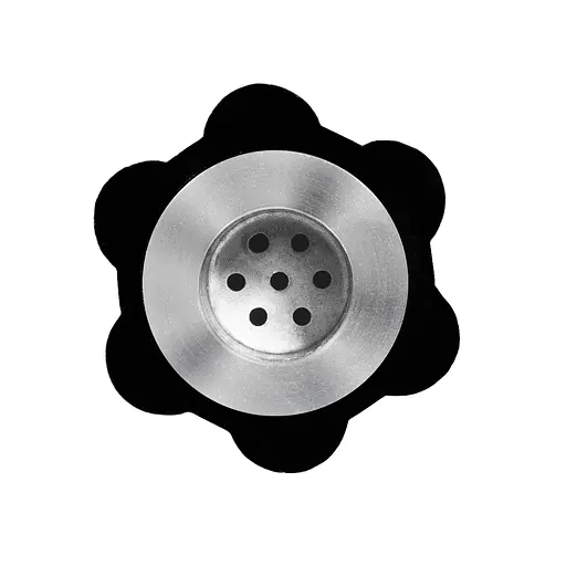 Ковпак для куріння шестеренка з композиту 1,5см №5 Black (15684)