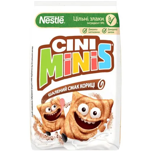 Готовий сухий сніданок Nestle Cini Minis з корицею 375 г