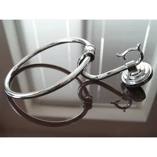 Кільце для рушника Kugu Versace 204C Хром - фото 1