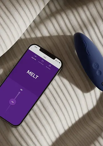 Вакуумний стимулятор клітора We-Vibe Melt синій - фото 7