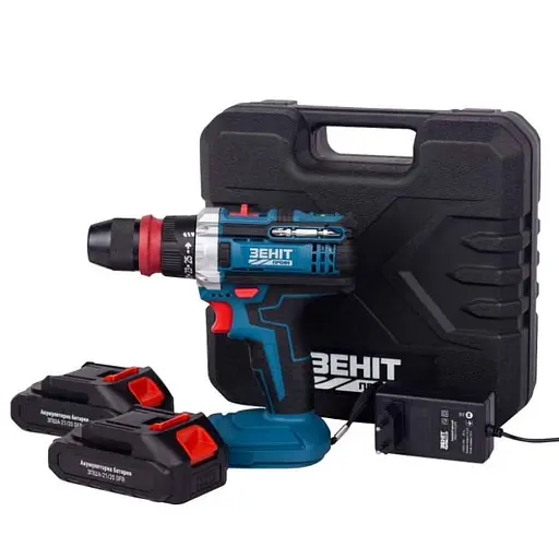 Шурупокрут-дриль акумуляторний Zenit Профі ЗПША-21/20 DFR 21В 2х2 А/год 25 Нм 350 1500 об/хв 1.2 кг - фото 2