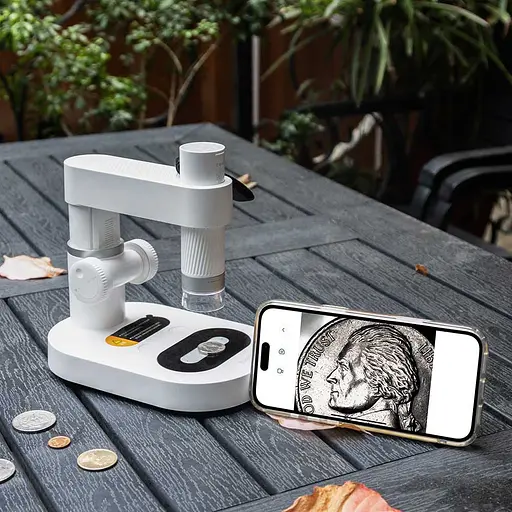 Умный портативный микроскоп Xiaomi BeaverLAB Darwin M1B Digital Microscope (DDL-M1B) Kit - фото 7
