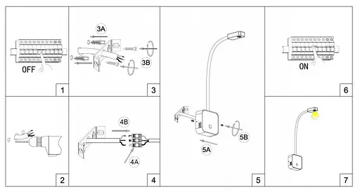 Бра з USB Kloodi DECO WA-SNAKE SQ565 3K WH - фото 5