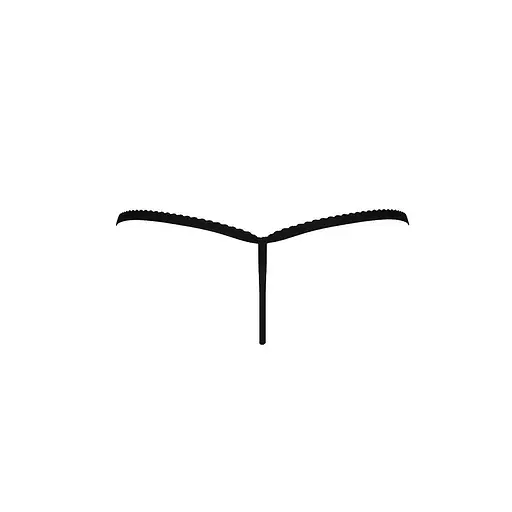 Мереживні трусики ATHENA THONG black - Passion Exclusive L/XL - фото 4