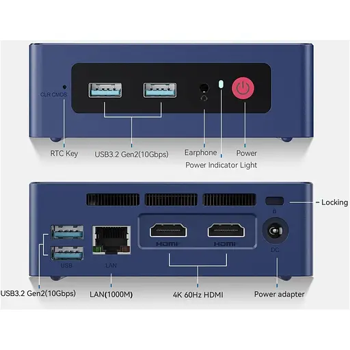 Неттоп Beelink Mini S13 16GB/1TB (9B.EU4190833K10) - фото 6