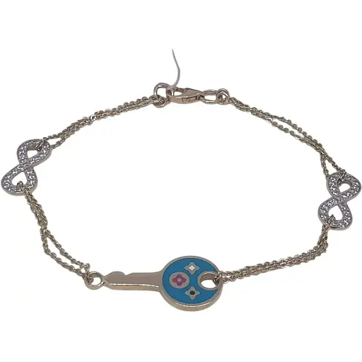 Золотой браслет Столичная Ювелирная Фабрика. 321848ж берюз 19,5