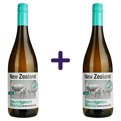 Вино Tainui Marlborough Sauvignon Blanc біле сухе 1.5 л (2 шт. х 0.75 л) - фото 1