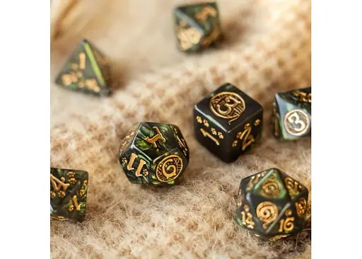 Набор кубиков Cats Dice Set: Pixel , 7 шт. (SCAT06) - фото 5