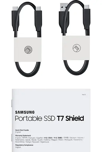 Портативний SSD Samsung 4TB USB 3.2 Gen 2 Type-C T7 Shield - фото 5