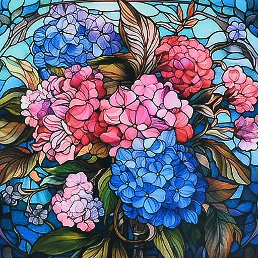 Алмазная мозаика Strateg ПРЕМИУМ Цветочная гамма размером 30х30 см не полная выкладка (DEEX16292) - фото 1