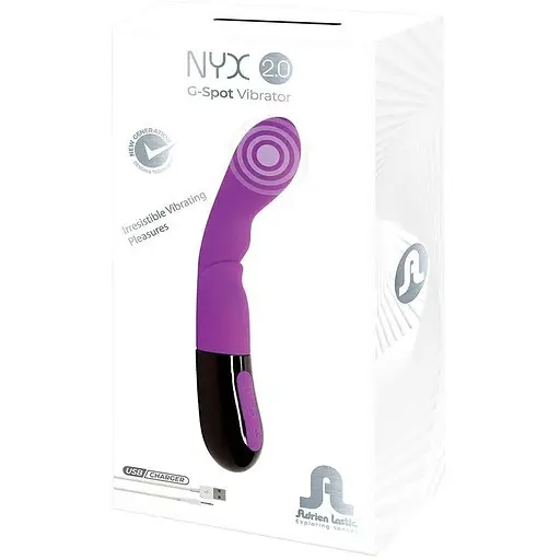 Вібратор Adrien Lastic Nyx 2.0 стимуляція точки G і входу в піхву перезаряджається - фото 6